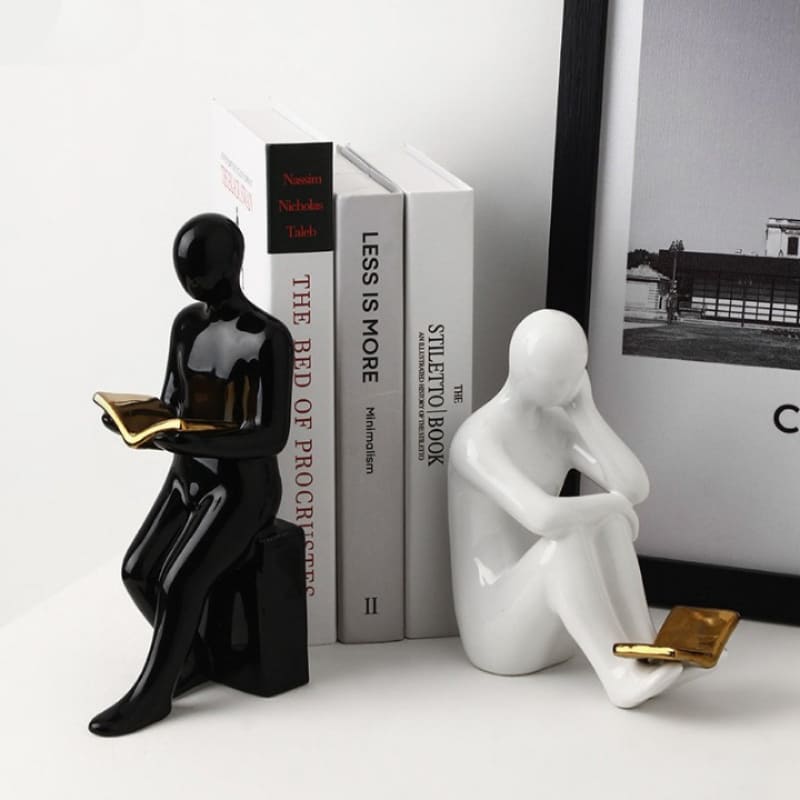 Aparador de Livros Bibliocanto Cerâmica Decorativo Homedec