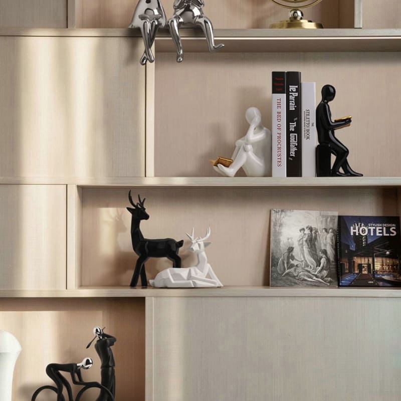 Aparador de Livros Bibliocanto Cerâmica Decorativo Homedec
