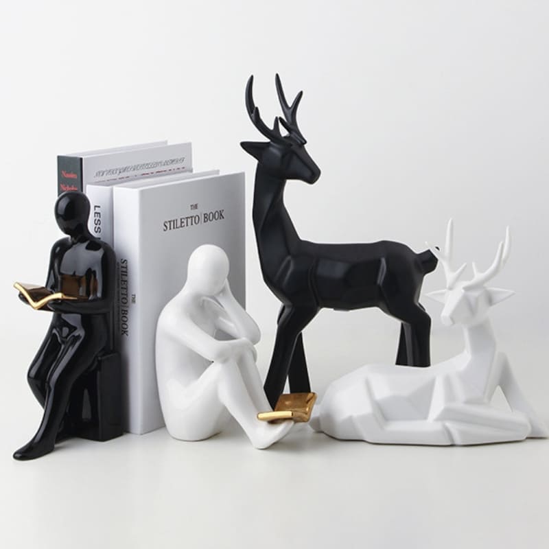 Aparador de Livros Bibliocanto Cerâmica Decorativo Homedec