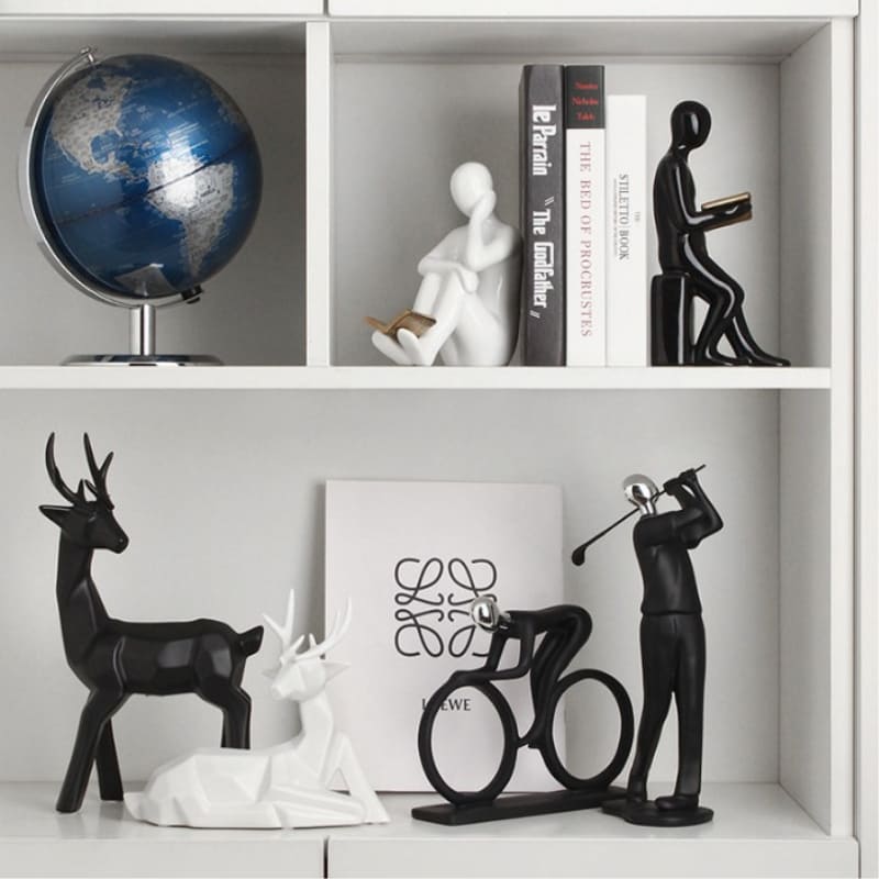 Aparador de Livros Bibliocanto Cerâmica Decorativo Homedec