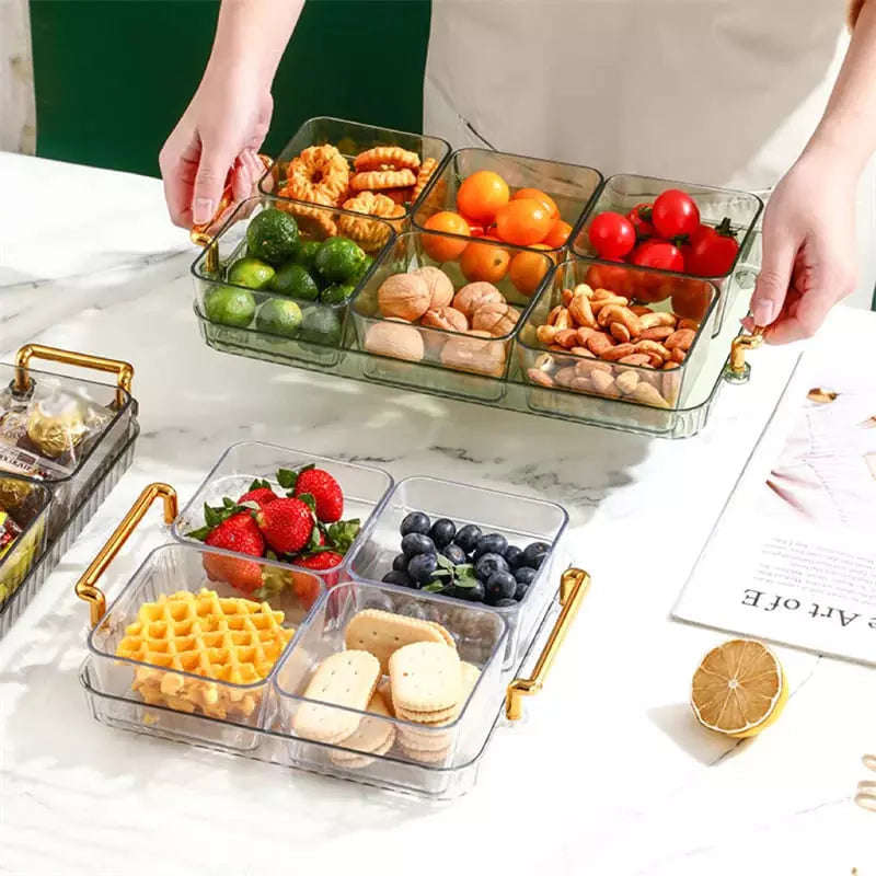 Bandeja de Lanche Multifuncional com Potes de Armazenamento Homedec