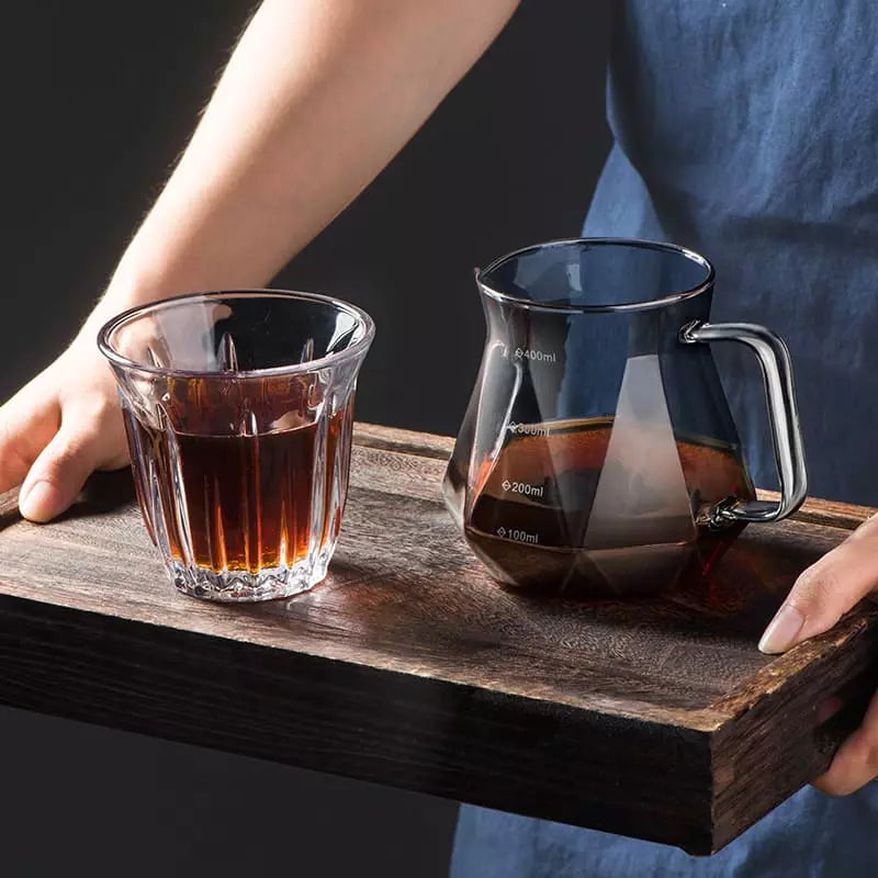 Bule de Café Vidro Borossilicato Coador de Café Hario V60 Homedec