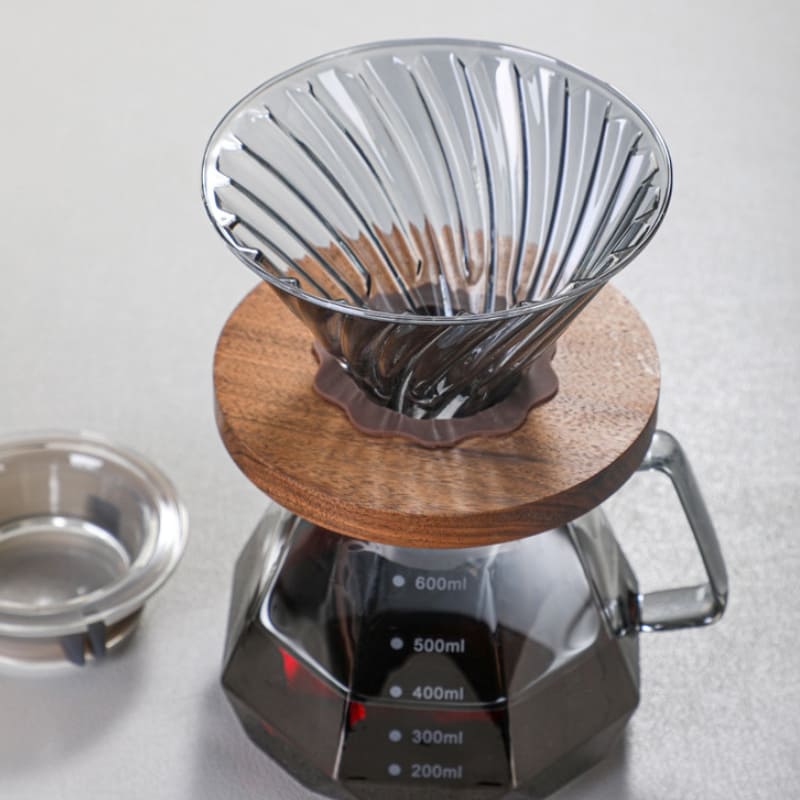 Bule de Café Vidro Borossilicato Coador de Café Hario V60 Homedec