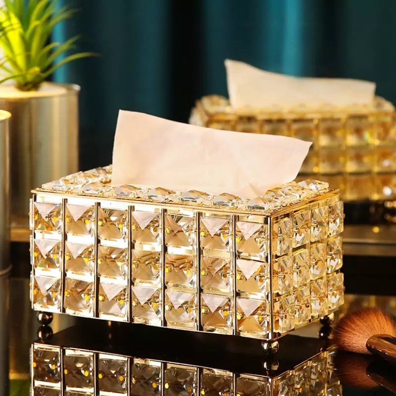 Caixa Porta Lenço Umedecido e Lenço de Papel de Luxo Homedec