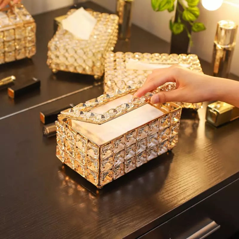Caixa Porta Lenço Umedecido e Lenço de Papel de Luxo Homedec