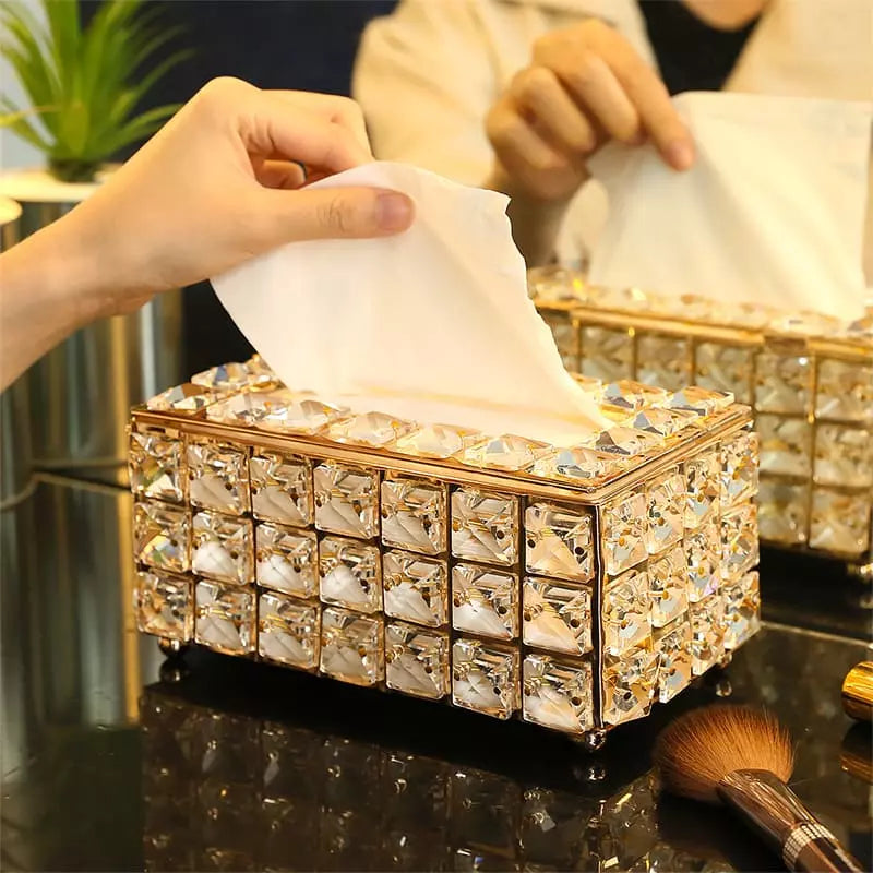 Caixa Porta Lenço Umedecido e Lenço de Papel de Luxo Homedec