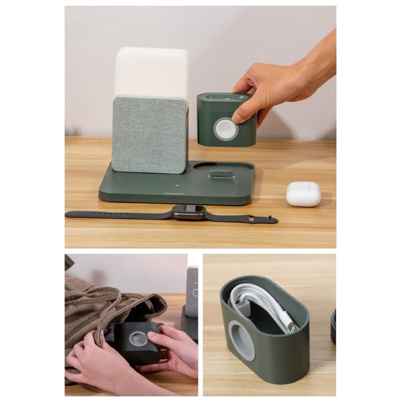 Carregador por Indução Luminária de Mesa e Despertador Homedec