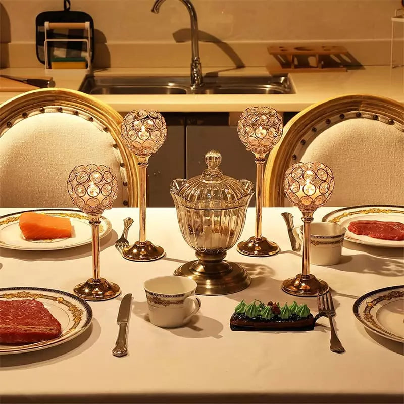 Castiçais Suporte de Velas de Luxo Decorativos Homedec
