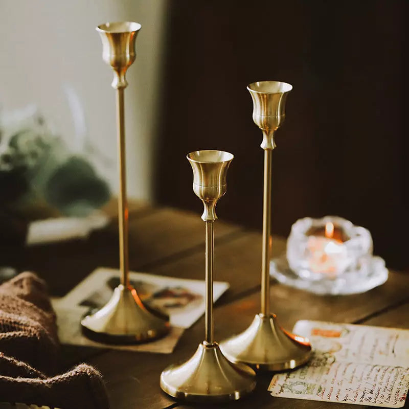 Castiçais Suporte de Velas Retro Decorativos Homedec