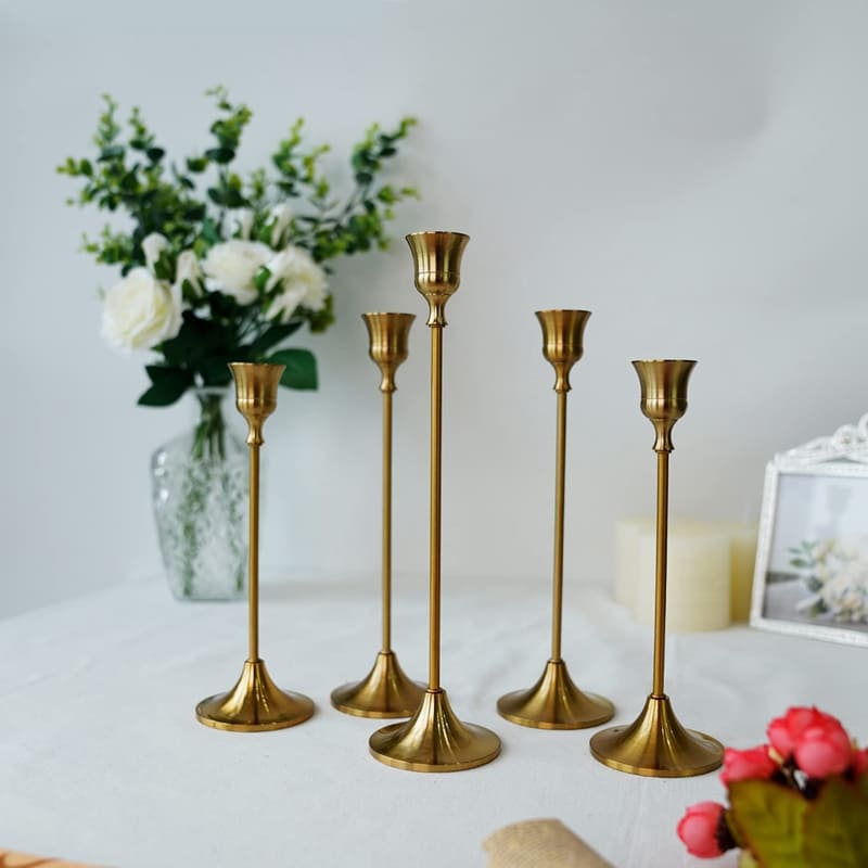 Castiçais Suporte de Velas Retro Decorativos Homedec