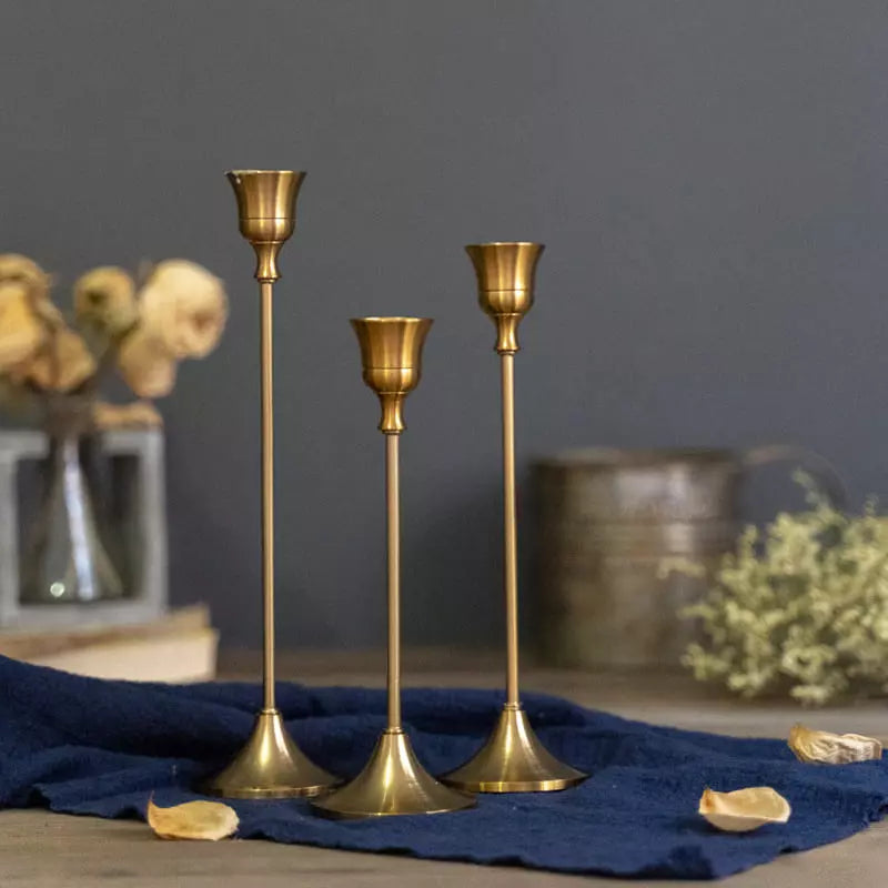 Castiçais Suporte de Velas Retro Decorativos Homedec