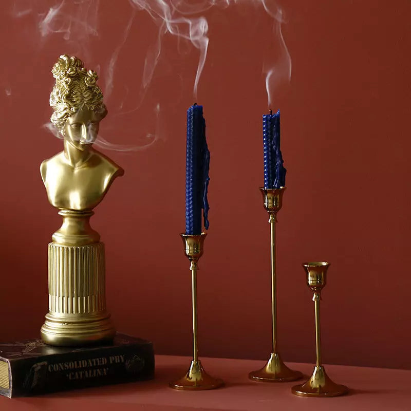Castiçais Suporte de Velas Retro Decorativos Homedec