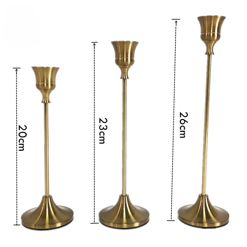 Castiçais Suporte de Velas Retro Decorativos Homedec
