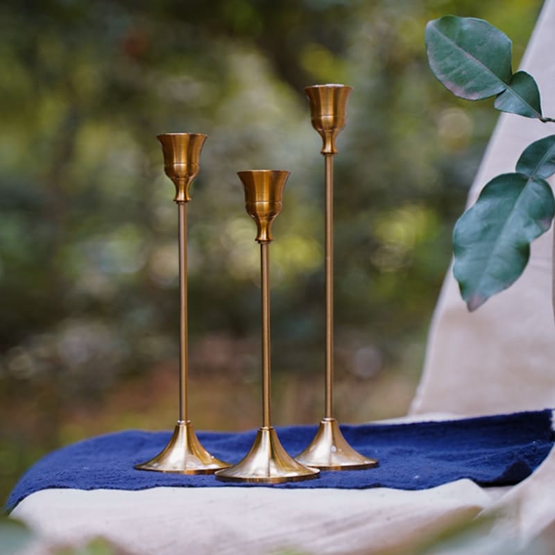 Castiçais Suporte de Velas Retro Decorativos Homedec