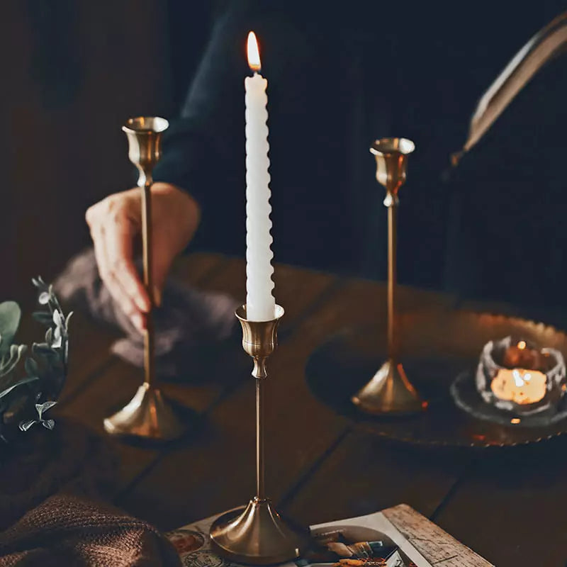 Castiçais Suporte de Velas Retro Decorativos Homedec