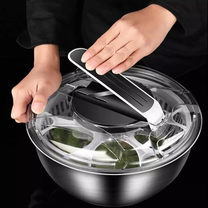 Centrifuga Secadora de Salada Bowl Inox Homedec