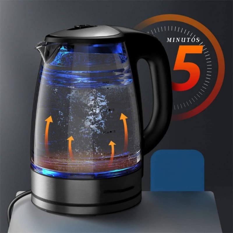 Chaleira Elétrica 2L Borossilicato 110v/220v Homedec