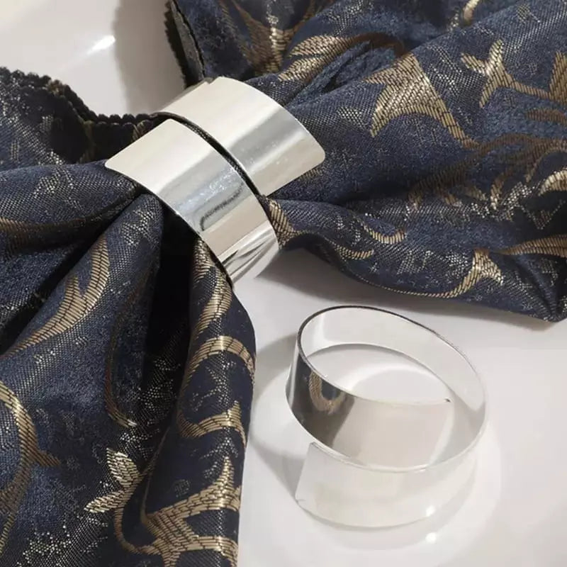 Conjunto Anéis de Guardanapos de Tecido Espiral 6 peças Homedec