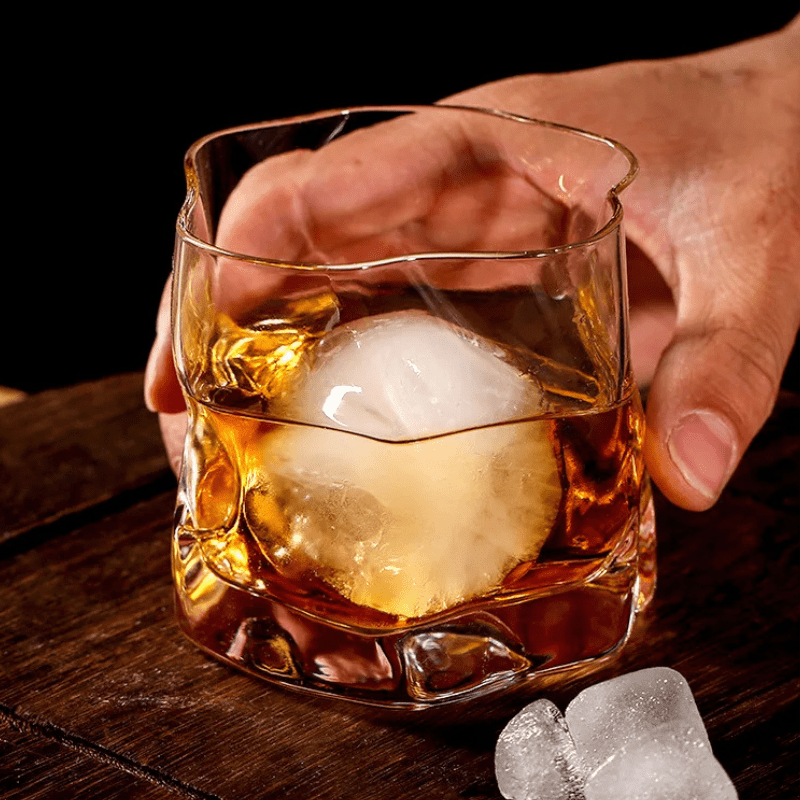 Copo de Whisky Cristal Drinks Irregular Bar em Casa Homedec