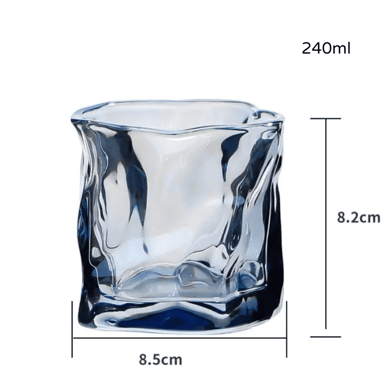 Copo de Whisky Cristal Drinks Irregular Bar em Casa Homedec