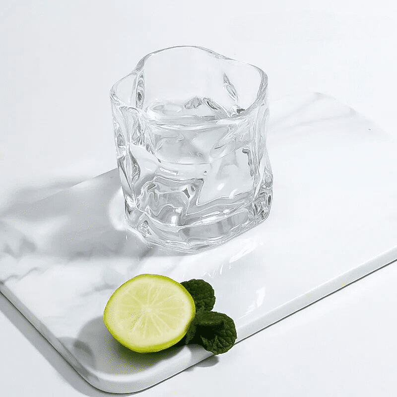 Copo de Whisky Cristal Drinks Irregular Bar em Casa Homedec