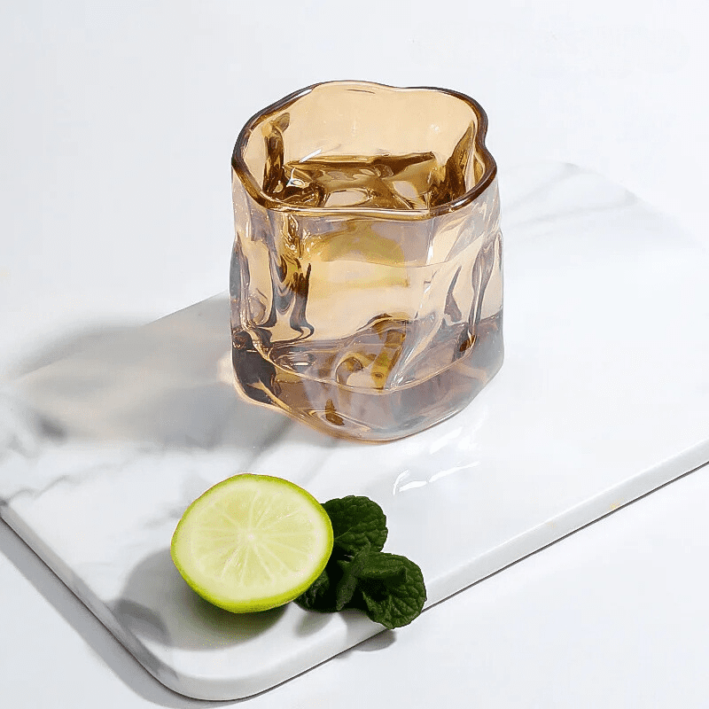 Copo de Whisky Cristal Drinks Irregular Bar em Casa Homedec