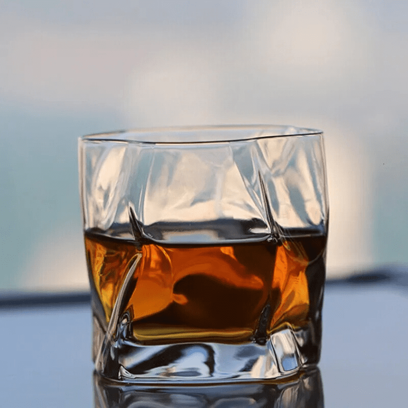 Copo de Whisky Cristal Drinks Irregular Bar em Casa Homedec