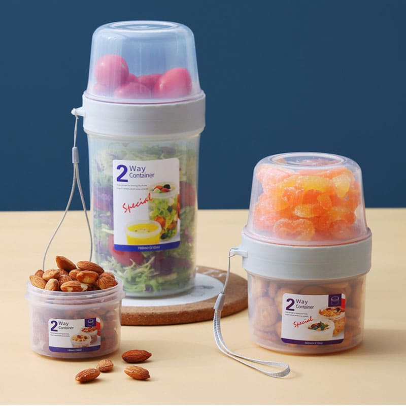 Copo para Cereais Salada e Frutas Café da Manhã Portátil Homedec
