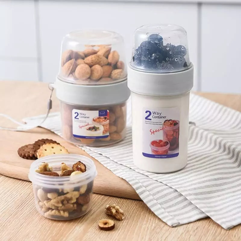 Copo para Cereais Salada e Frutas Café da Manhã Portátil Homedec