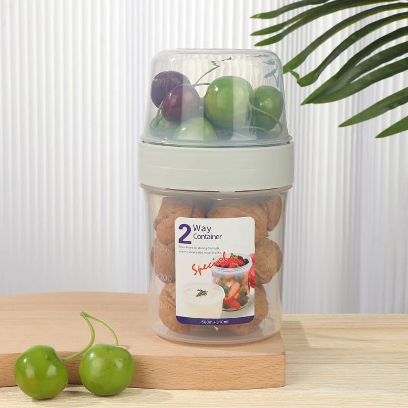 Copo para Cereais Salada e Frutas Café da Manhã Portátil Homedec