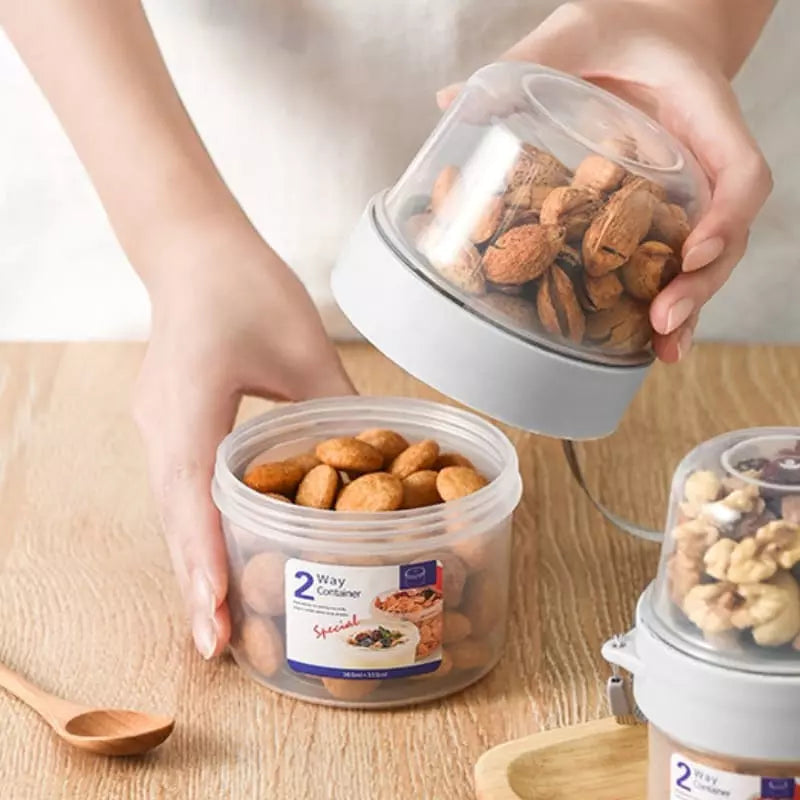Copo para Cereais Salada e Frutas Café da Manhã Portátil Homedec
