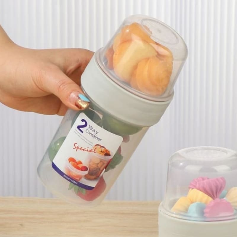 Copo para Cereais Salada e Frutas Café da Manhã Portátil Homedec