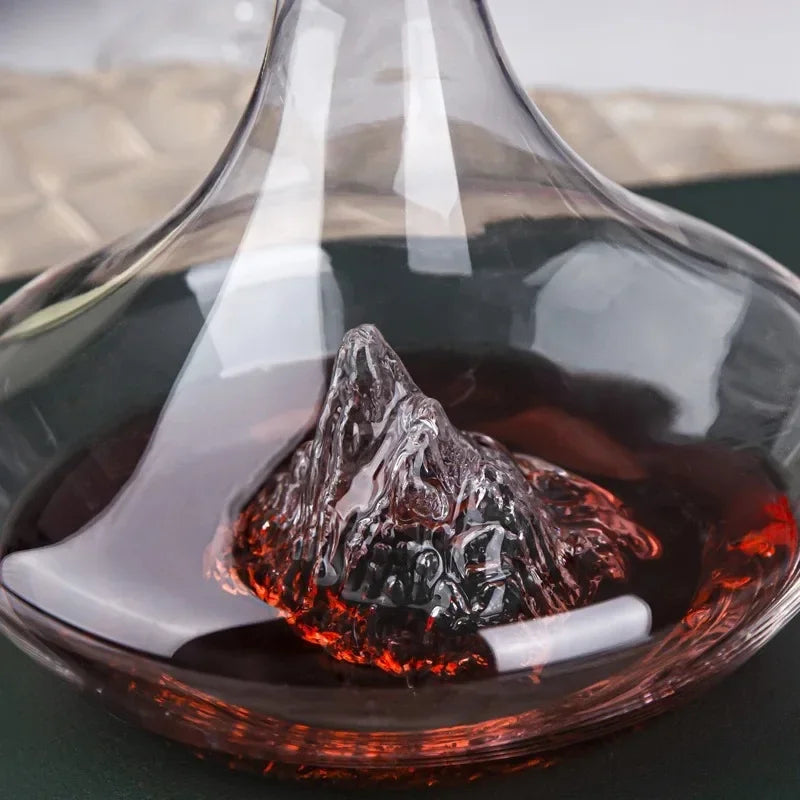 Decanter de Vinho e Whisky Vidro Iceberg Home Bar Homedec