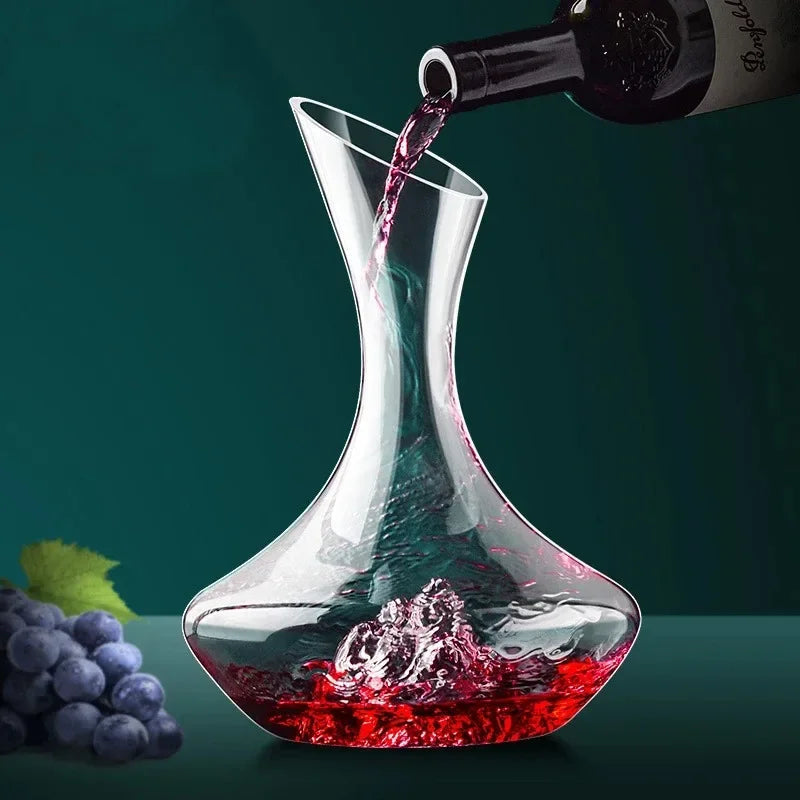 Decanter de Vinho e Whisky Vidro Iceberg Home Bar Homedec