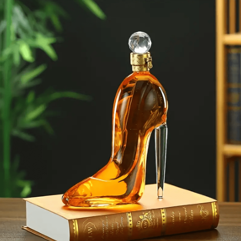 Decanter de Vinho e Whisky Vidro Sapato Bar em Casa Homedec