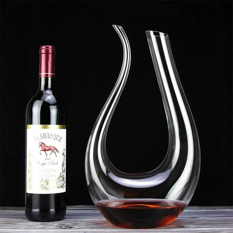 Decanter de Vinho Recipiente de Vidro Cisne Decantador Homedec