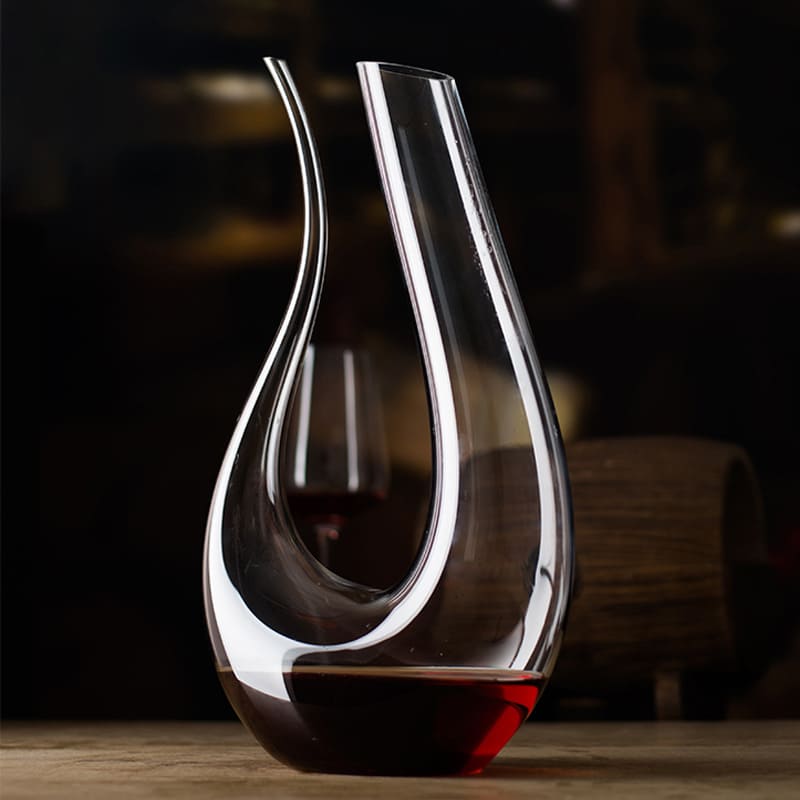 Decanter de Vinho Recipiente de Vidro Cisne Decantador Homedec