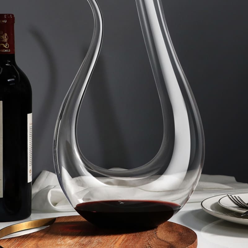 Decanter de Vinho Recipiente de Vidro Cisne Decantador Homedec
