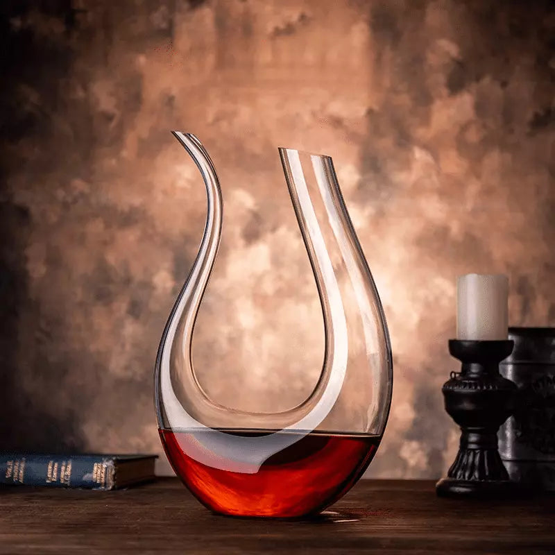 Decanter de Vinho Recipiente de Vidro Cisne Decantador Homedec