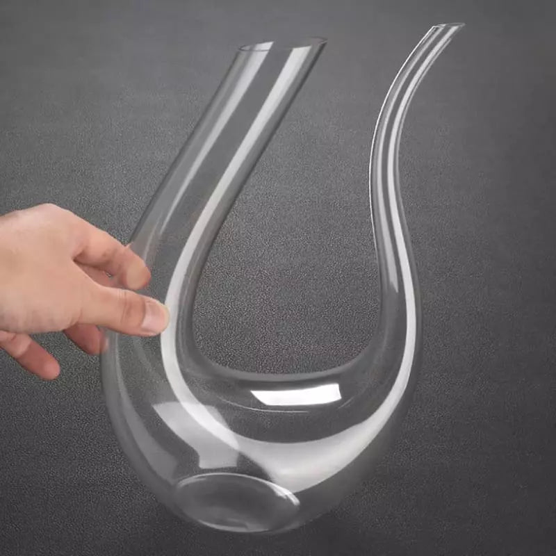 Decanter de Vinho Recipiente de Vidro Cisne Decantador Homedec