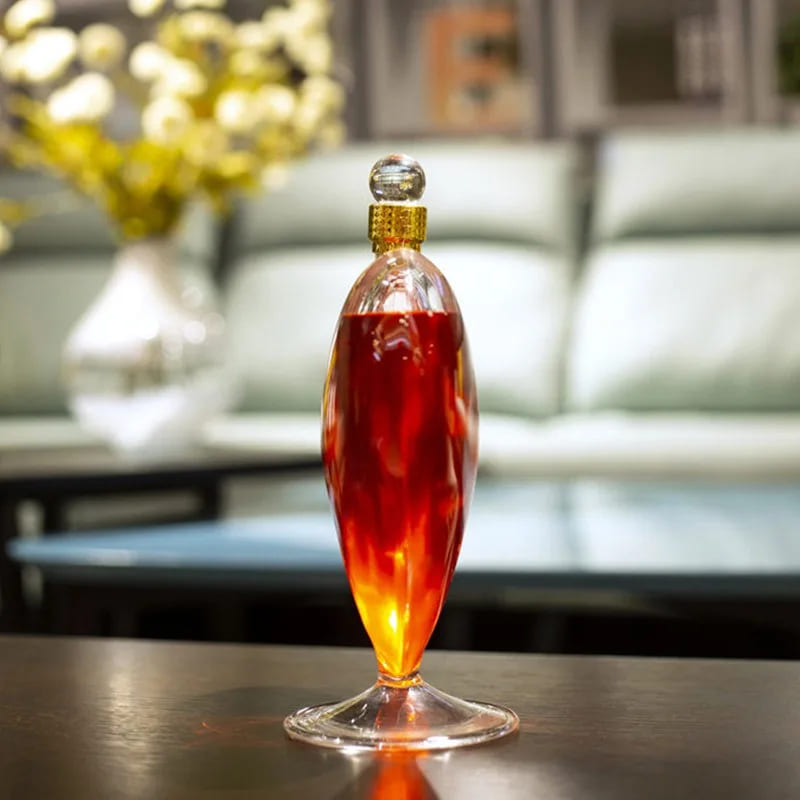 Decanter de Vinho Whisky Coração Vidro Bar em Casa Homedec