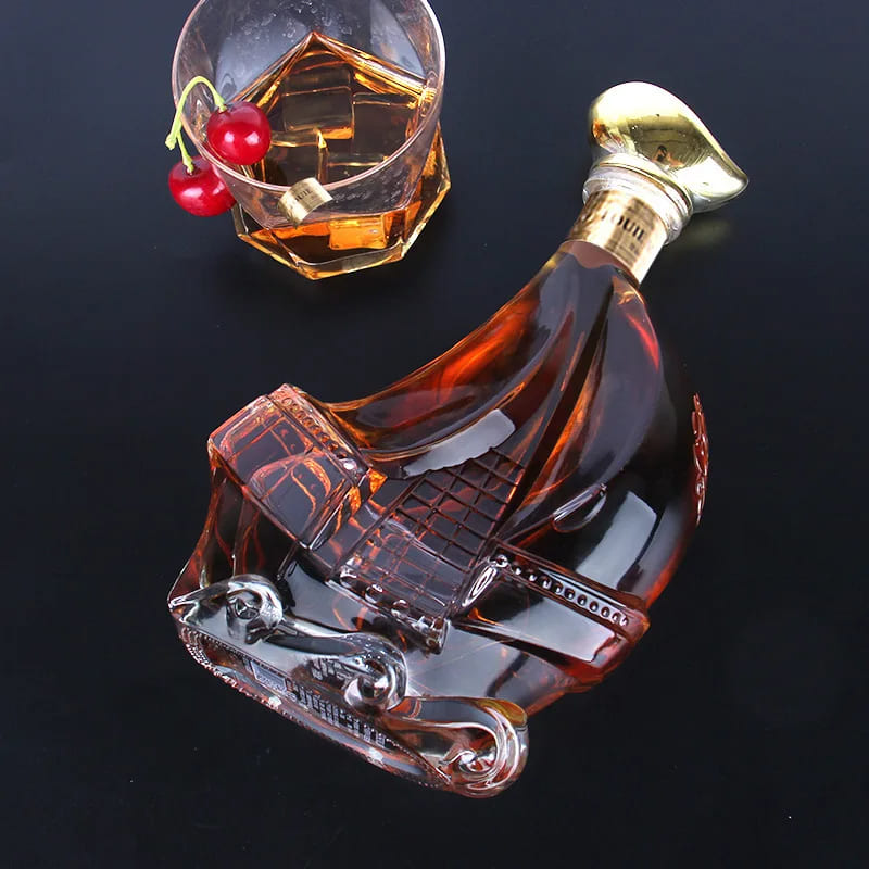 Decanter de Vinho Whisky Vidro Caravela Bar em Casa Homedec