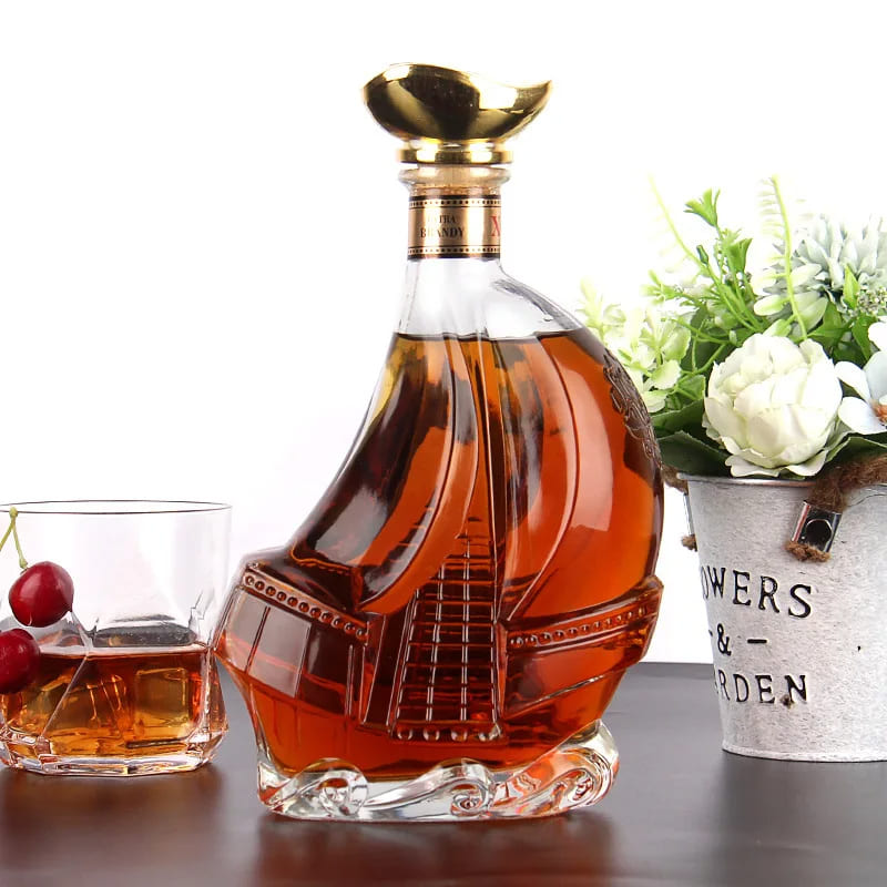 Decanter de Vinho Whisky Vidro Caravela Bar em Casa Homedec