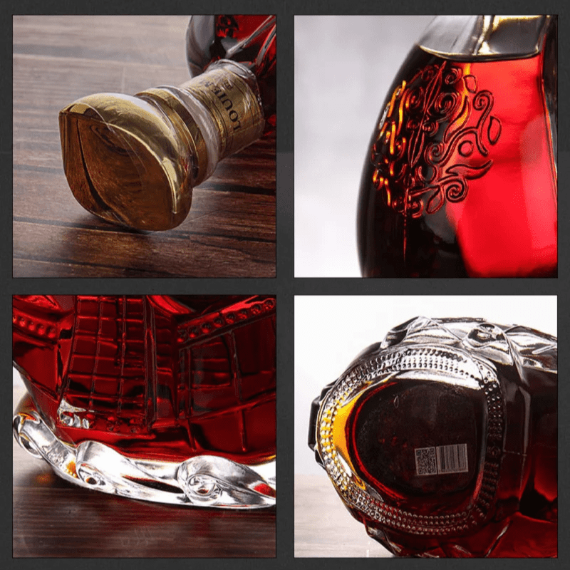 Decanter de Vinho Whisky Vidro Caravela Bar em Casa Homedec