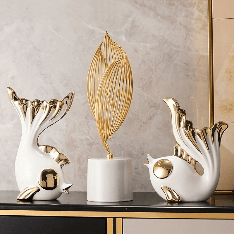 Decoração de Sala Cerâmica Escultura Arte Moderna Homedec