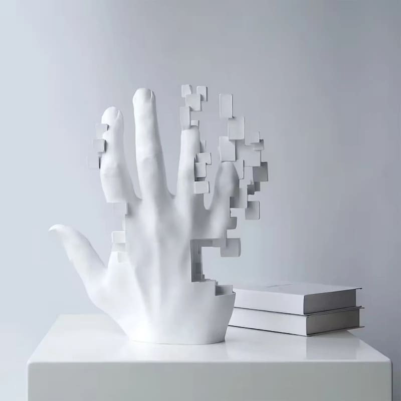 Decoração de Sala Resina Estátua de Mão Artística Homedec
