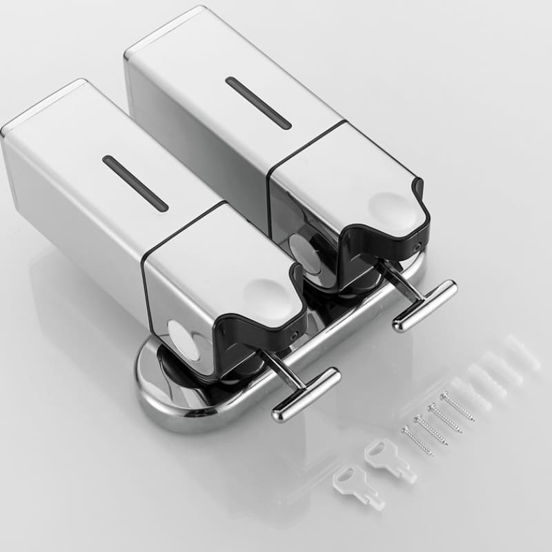 Dispenser de Sabonete Líquido Shampoo Condicionador Quadrado Homedec
