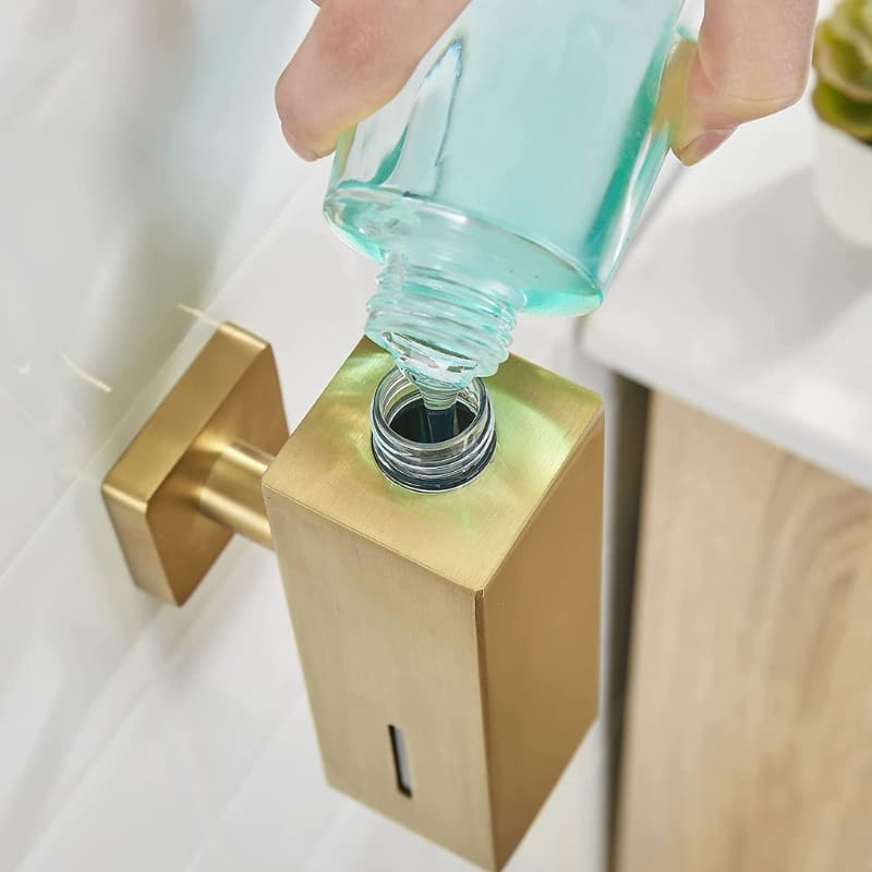 Dispenser de Sabonete Porta Sabonete Líquido de Inox Homedec