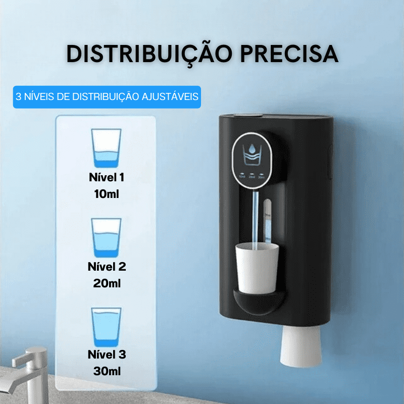 Dispenser Enxaguante Bucal Automático USB Recarregável Homedec
