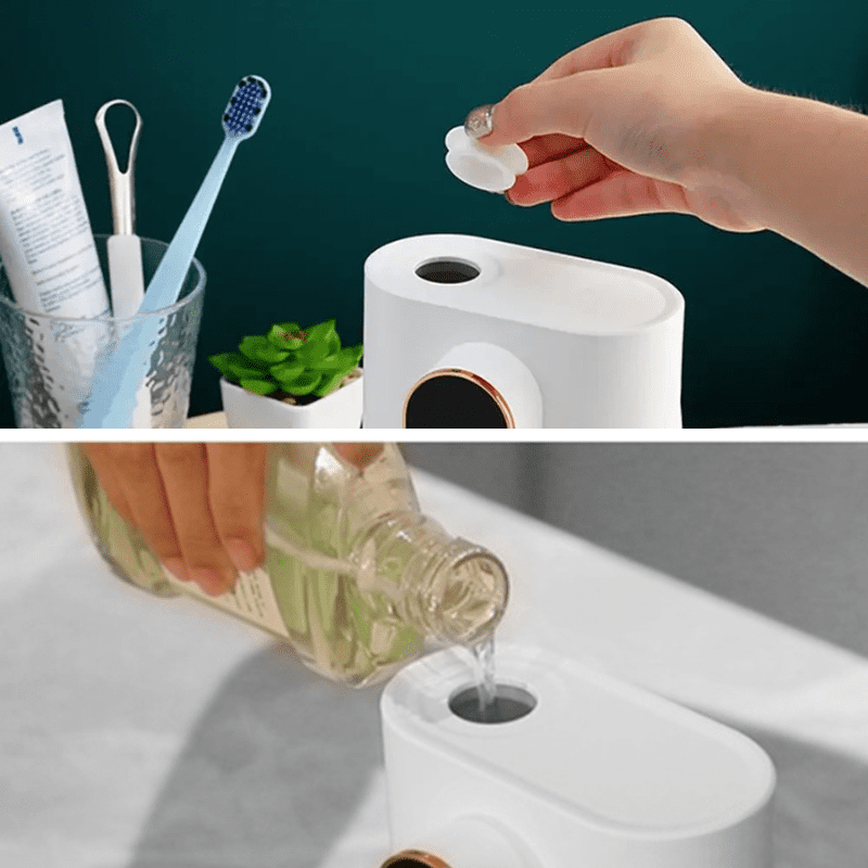 Dispenser Enxaguante Bucal Automático USB Recarregável Homedec